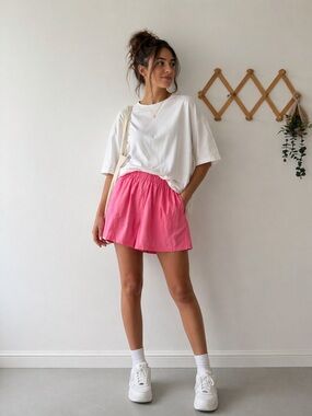 NWT Princess Polly Cotton Pink Shorts